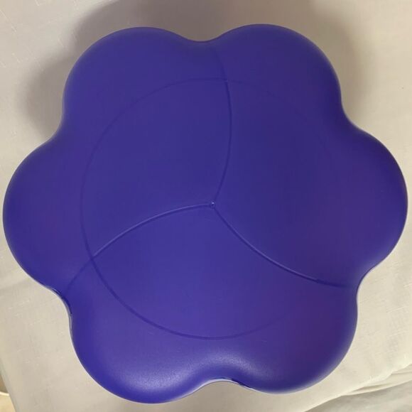 Tupperware Chip N' Dip Serving Bowl & Tray - Ice Blue Set Entertaining Football - Picture 2 of 12